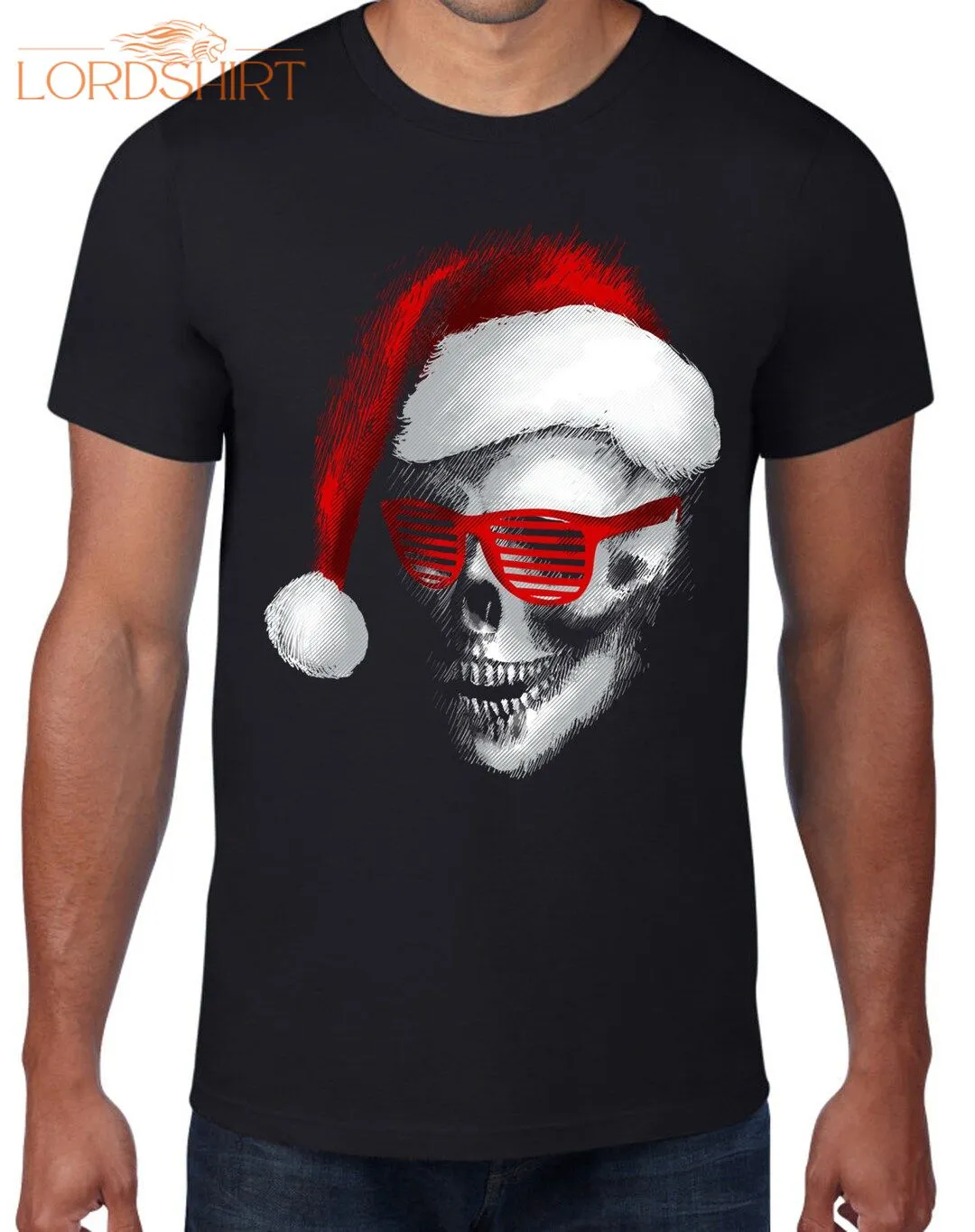 Santa Claus Skull Men's Christmas T-shirt Christmas