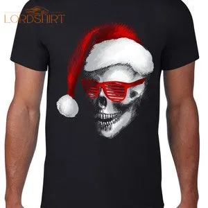 Santa Claus Skull Men's Christmas T-shirt Christmas