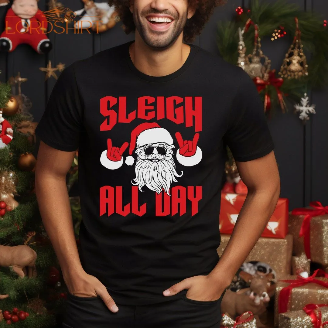 Santa Claus Sleigh All Day GD01 T-shirt Alternative