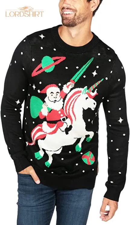 Santa Claus Unicorn Ugly Christmas Sweater