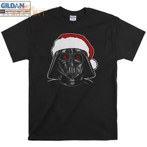 Santa Darth Vader Sketch Christmas T-shirt Hoody Kids Child