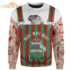 Santa Ho Ho Ho Ugly Christmas Sweater