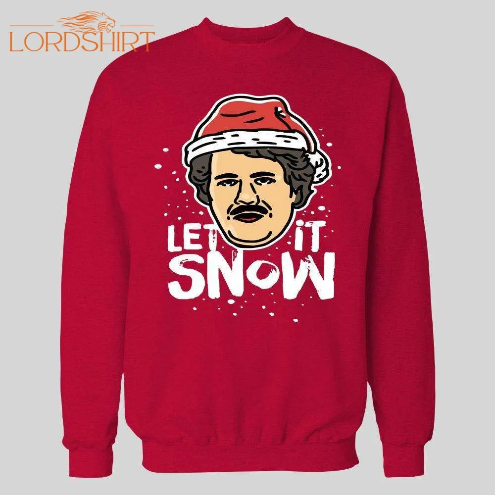 Santa Pablo Escobar Let It Snow Christmas Hoodie /sweatshirt