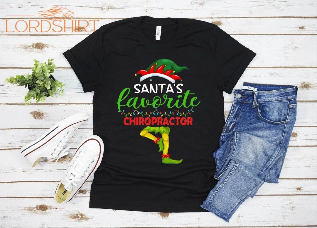 Santa's Favorite Chiropractor Christmas Funny Chiropractic