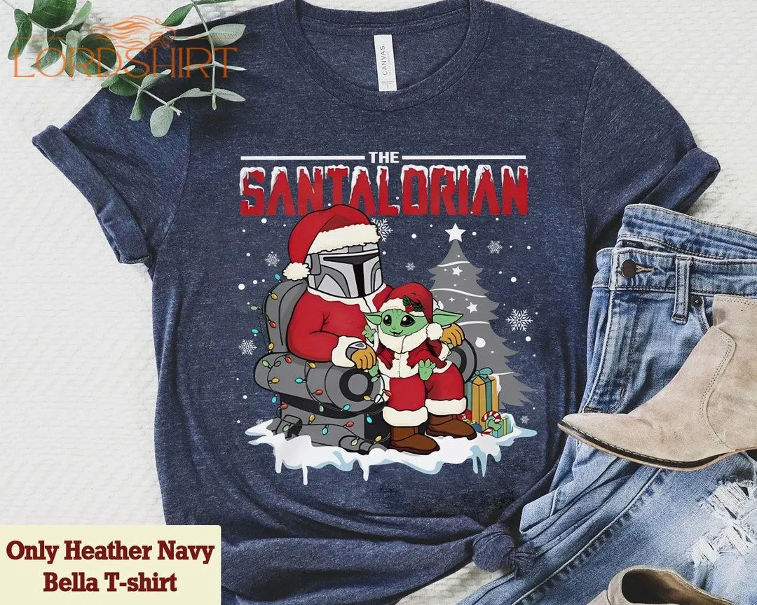 Santalorian Hunter Christmas T-shirt Funny Disney Star Wars