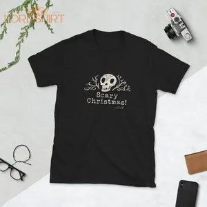 Scary Christmas Shirt Holiday Shirt Skull Shirts Xmas Skull