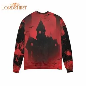 Scary Vampire Castle Halloween Bloody 3d All Over Print