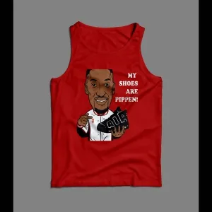 Scottie Pippen My Shoes Are Pippen Oldskool High Quality Men's Tank Top