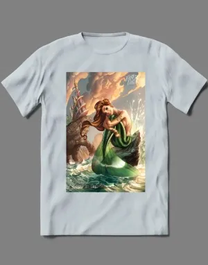 Sexy Redhead Ariel Mermaid Movie Fantasy Parody Quality Shirt