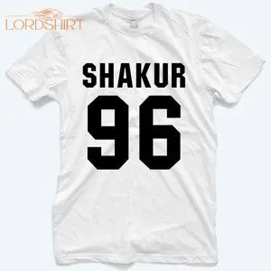 Shakur 96 Shirt Hip Hop T-shirt Rap Music Tee Unisex