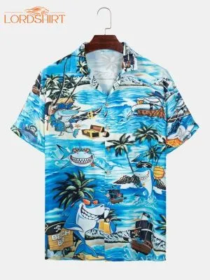 Sharp Coconut Tree Hawaiian Shirt