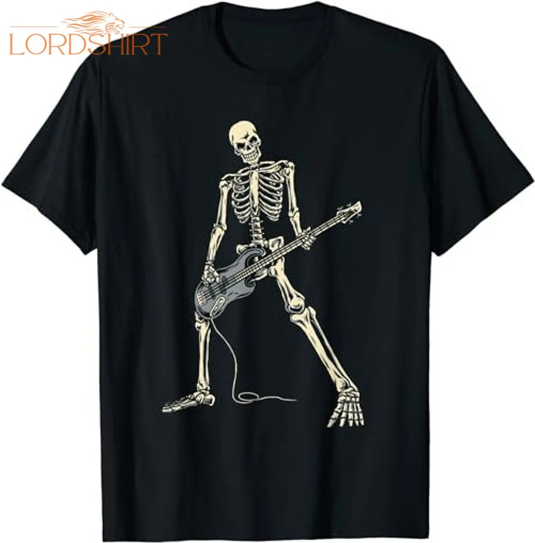 Skeleton Playing Bass For Bassist And Bass Guitar Players