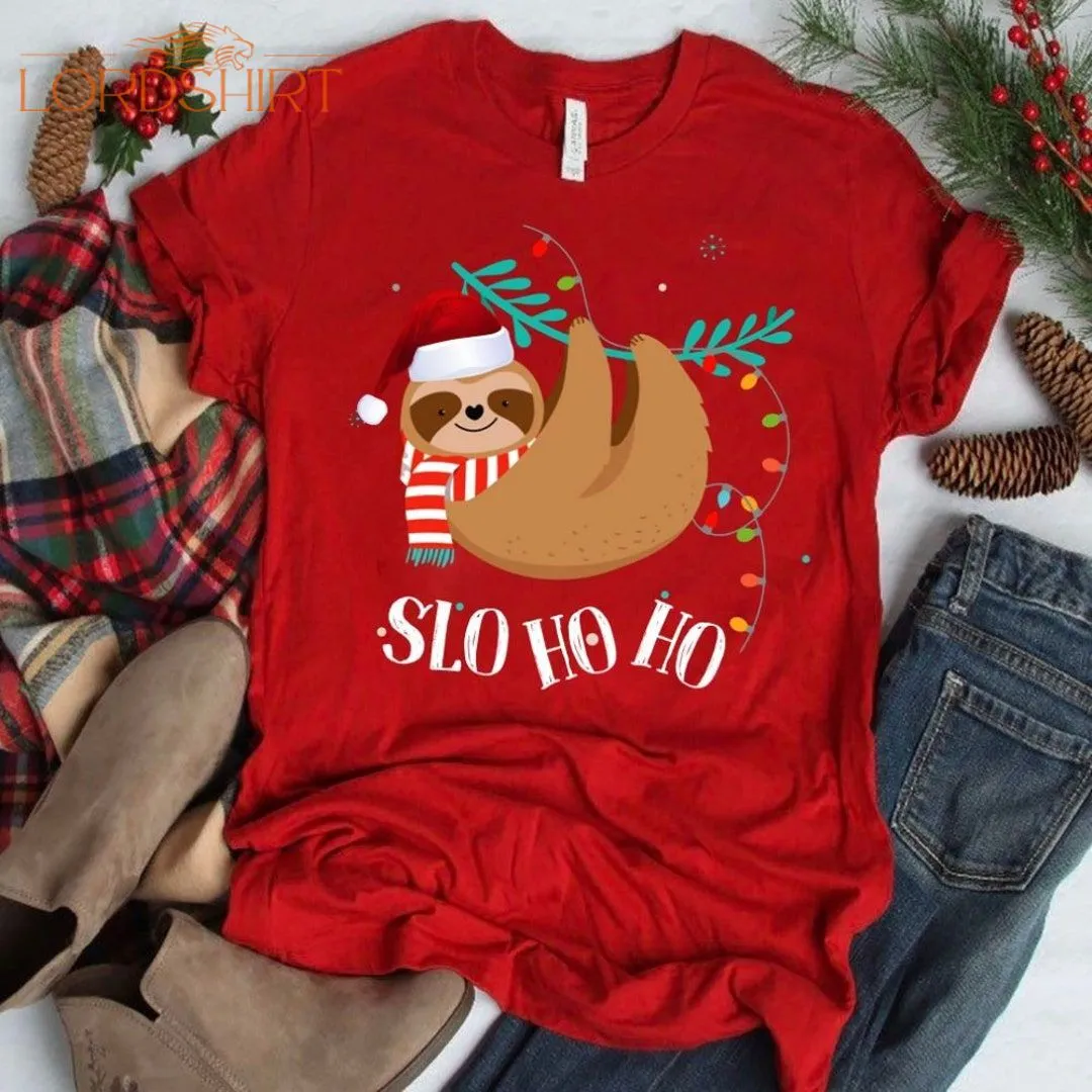 Sloth Christmas Shirt Sloth Lover Shirt Funny Christmas