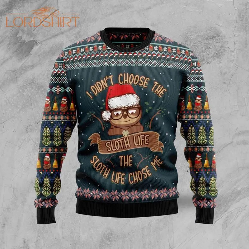 Sloth Life Ugly Christmas Sweater