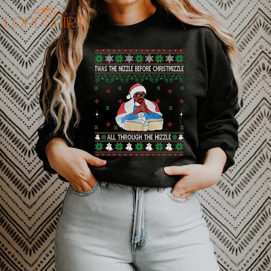 Snoop Dogg Christmas Sweatshirt Ugly Christmas Sweater Funny