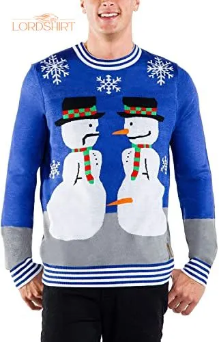 Snowman Thief Ugly Christmas Sweater