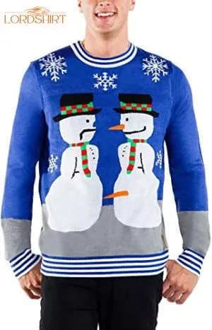 Snowman Thief Ugly Christmas Sweater