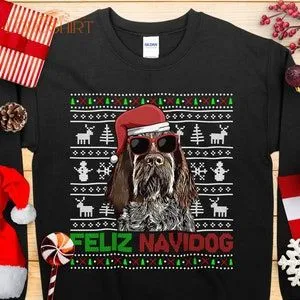 Spinoni Italiani Christmas Shirt Dog Lover Gift Funny Ugly