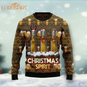 Spirit Beer Ugly Christmas Sweater