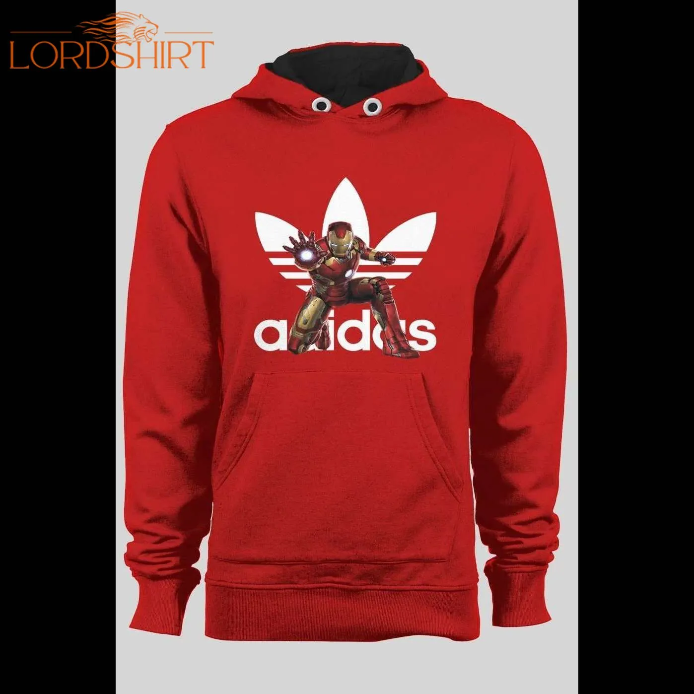 Sports Wear Parody Iron-man Mash Up Winter Hoodie