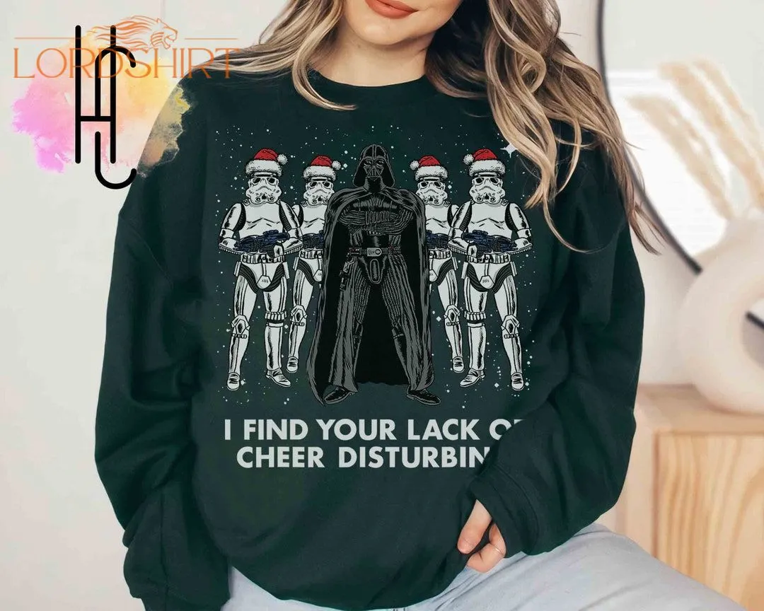 Star Wars Vader Trooper Lack Cheer Christmas Graphic Shirt