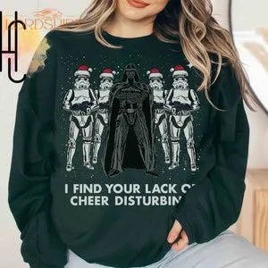 Star Wars Vader Trooper Lack Cheer Christmas Graphic Shirt