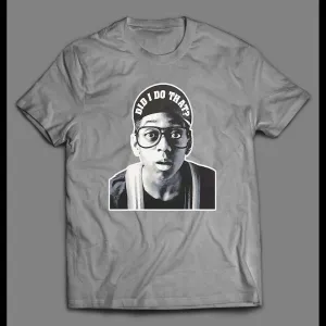 Steve Urkel Spike Lee Mars Jordan Commercial Parody Did I Do That Vintage Tv Show Shirt