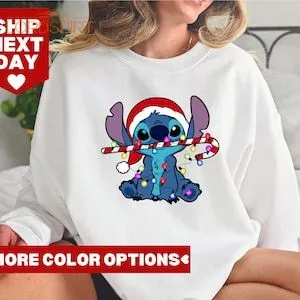 Stitch Christmas Shirt Disney Christmas Shirt Stitch Shirt