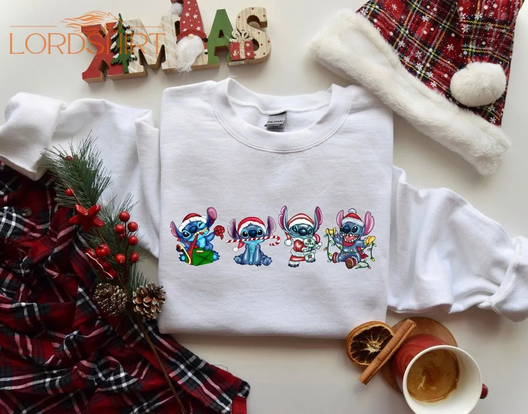 Stitch Christmas Shirt Disney Christmas Stitch Shirt