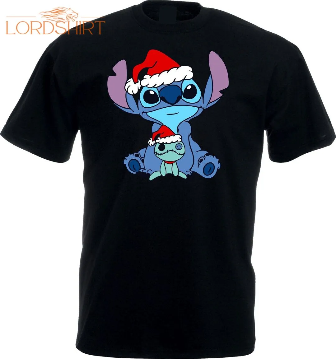 Stitch Christmas T-shirt Cute Lilo  Stitch Christmas Tee