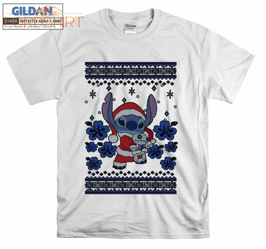 Stitch Ugly Sweater Lilo  Stitch Christmas T Shirt Hoodie