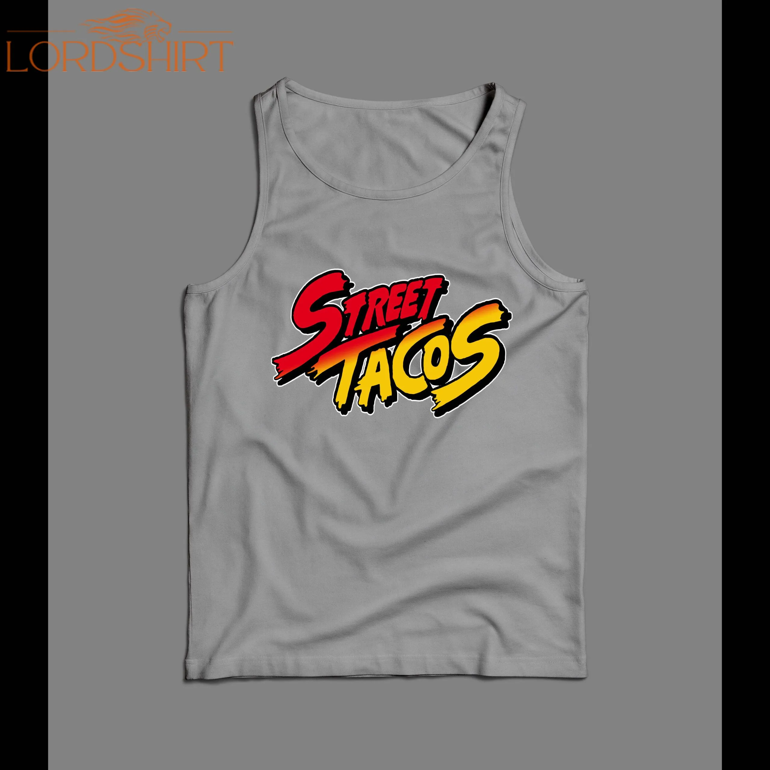 Street Tacos Video Game Parody High Quality Mens Tank Top