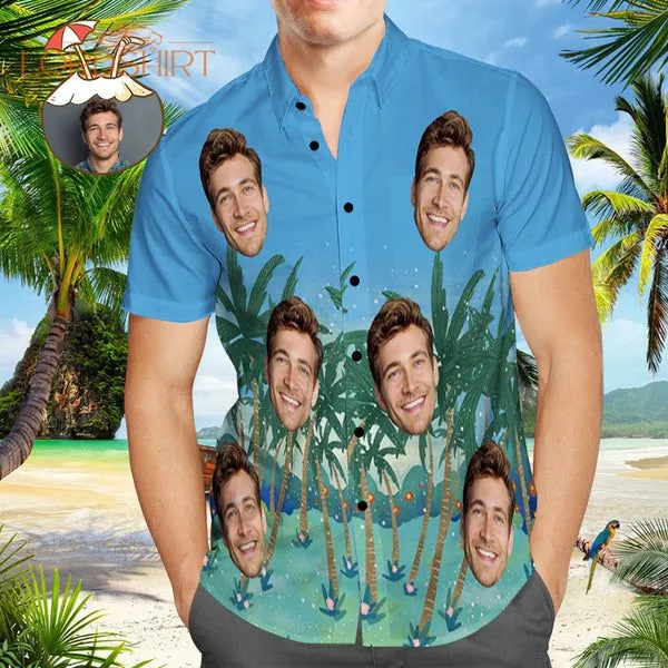 Summer Essentials Custom Photo Hawaiian Shirt