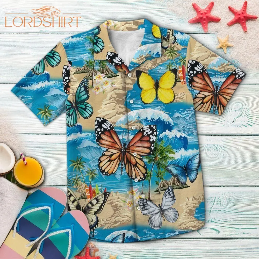 Summer Vacation Blue Awesome Hawaiian Shirt