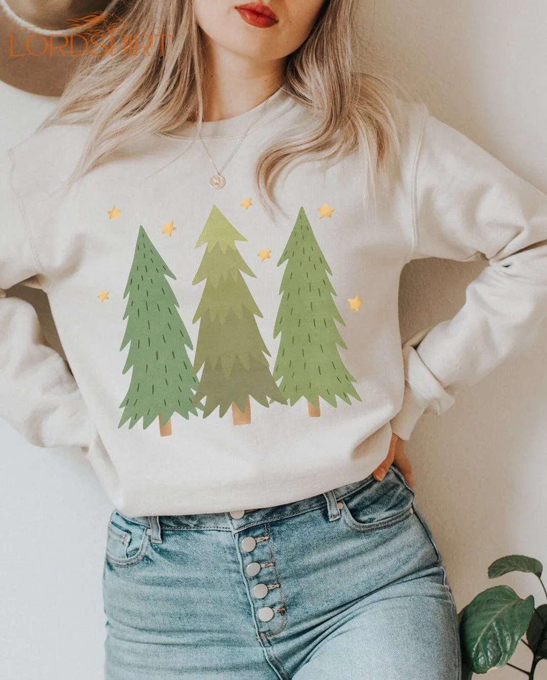 Sweater Christmas Trees Christmas Trees ORGANIC COTTON Sweater