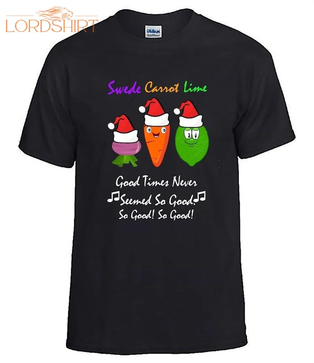 Swede Carrot And Lime Fun/novelty/christmas Tshirt