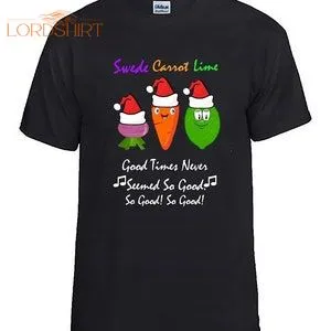 Swede Carrot And Lime Fun/novelty/christmas Tshirt