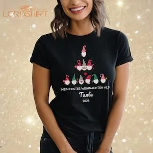 T-shirt My First Christmas As An Aunt Christmas Gift For