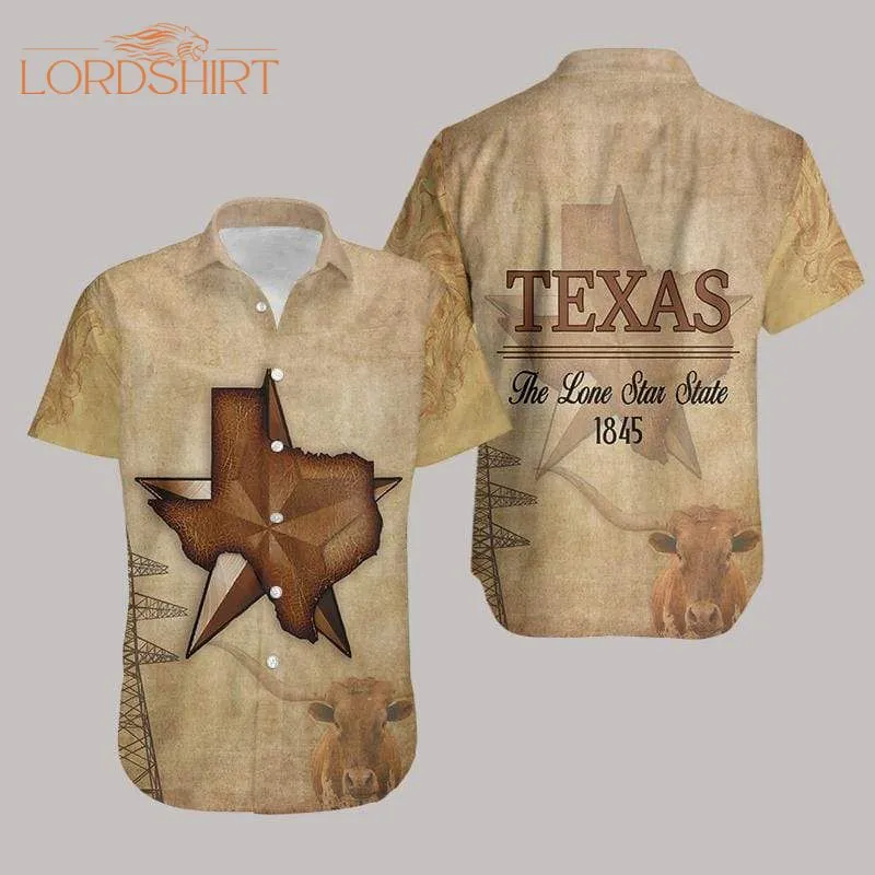 Texas The Lone Star State Unisex Hawaiian Shirt