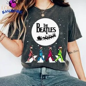 The Beatles Christmas T-shirt The Beatles Abbey Road T-shirt