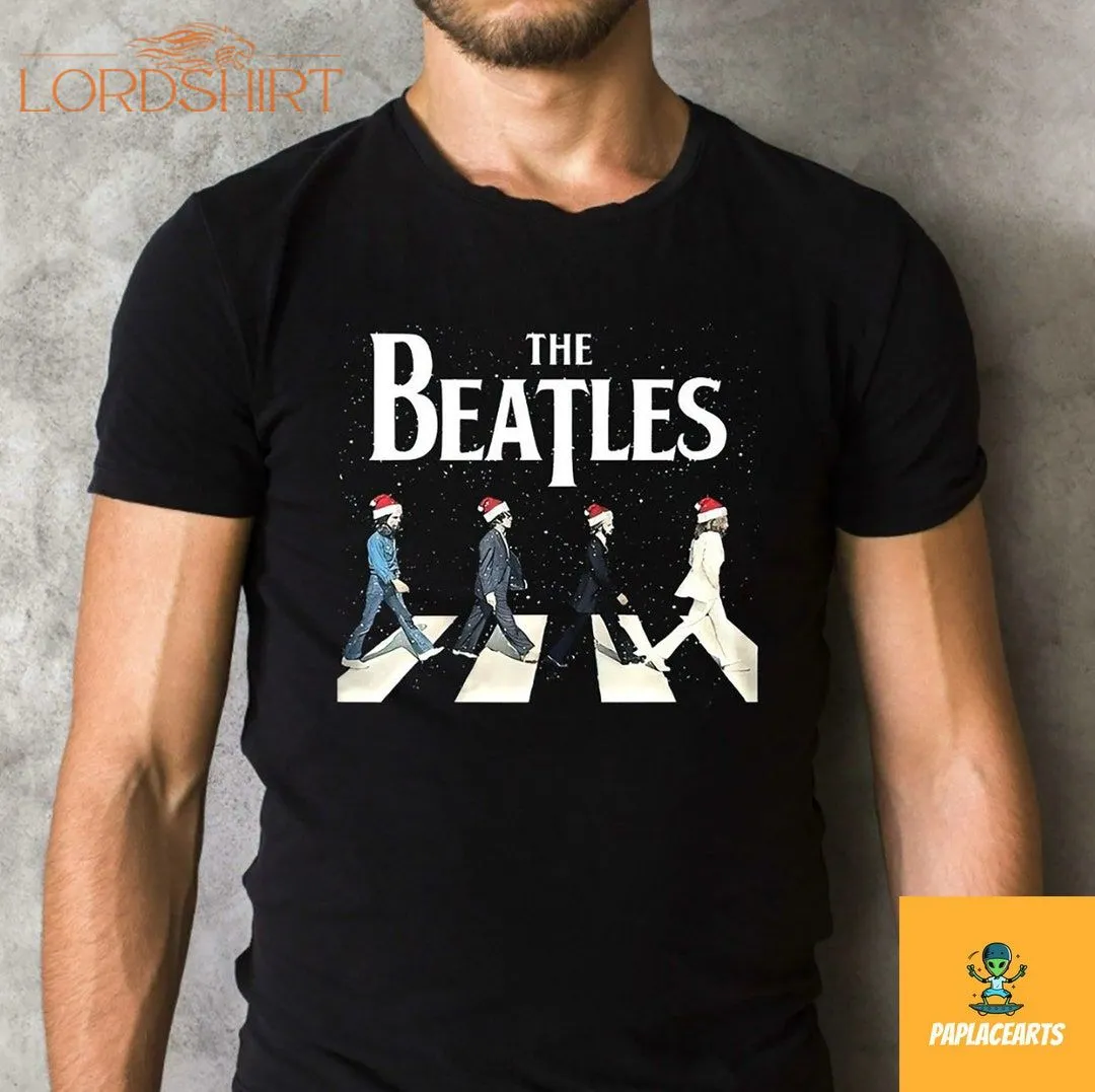 The Beatles Merry Christmas T-shirt The Beatles Shirt