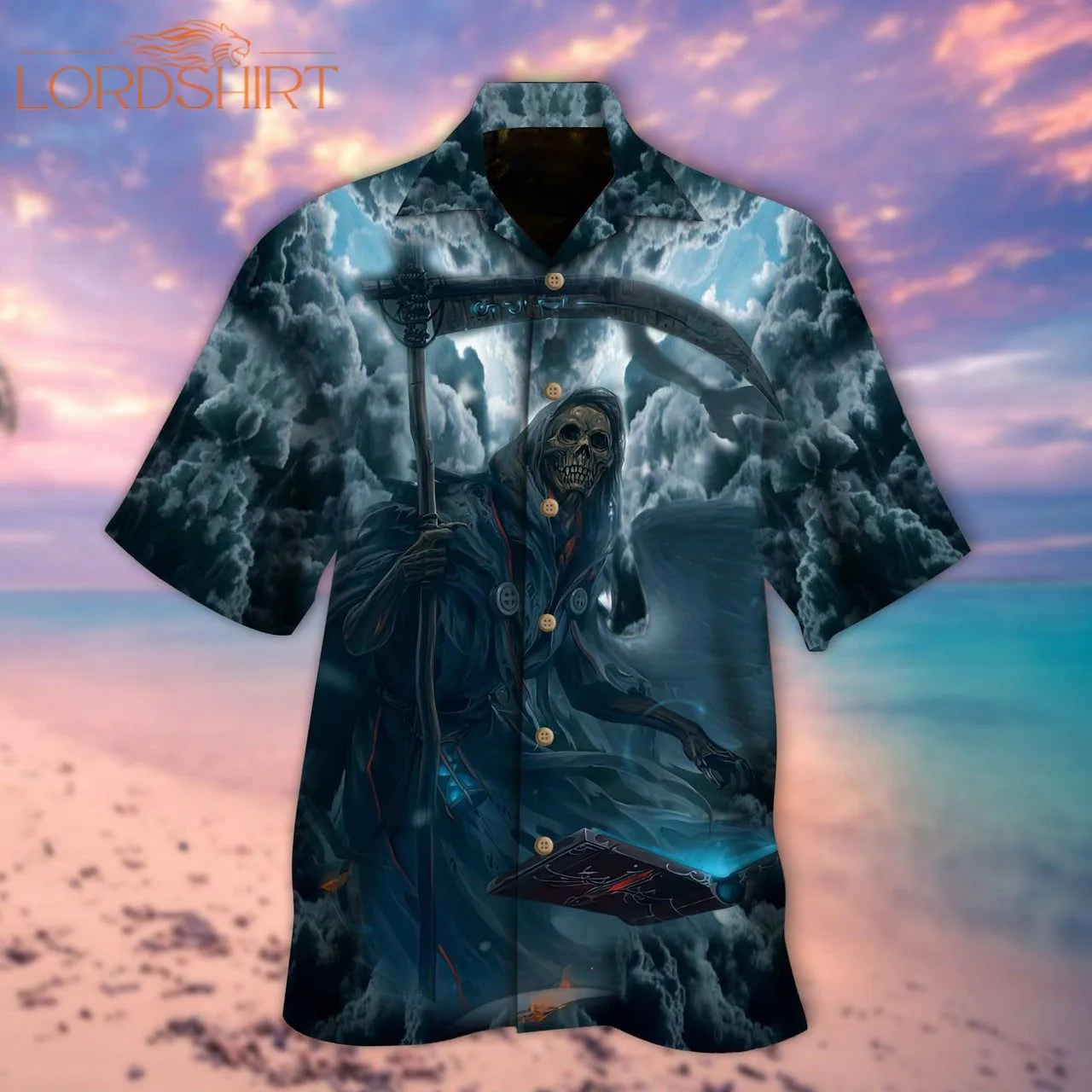 The Death Shadow Halloween Hawaiian Shirt