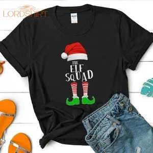 The Elf Squad Family Matching Group Christmas Funny T-shirt