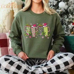 The Grinch Christmas Sweatshirt For Women New Year Gift Retro