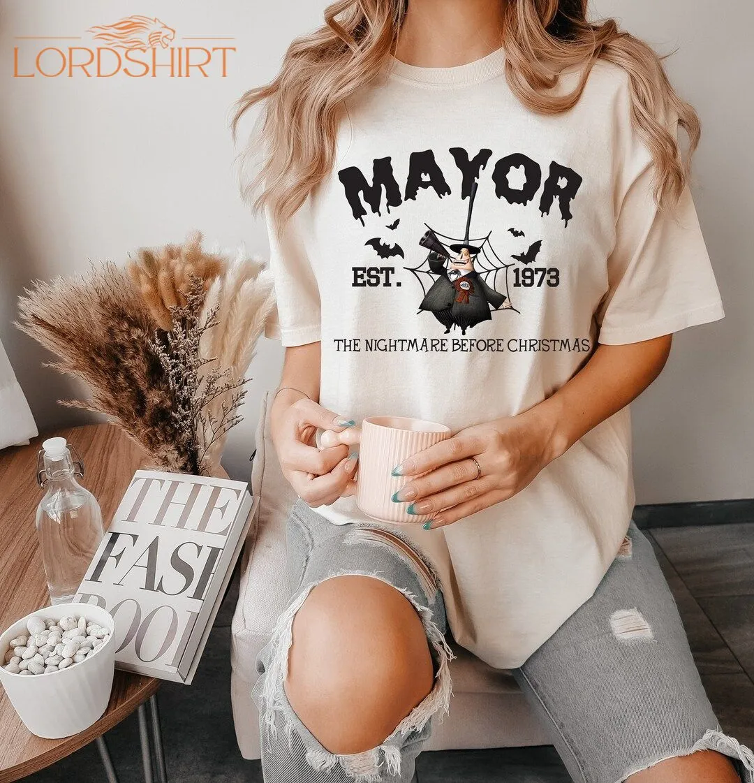 The Nightmare Before Christmas Mayor Of Halloween Town Shirt