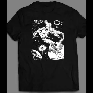 The Silver Surfer Comic Book Art Shirt