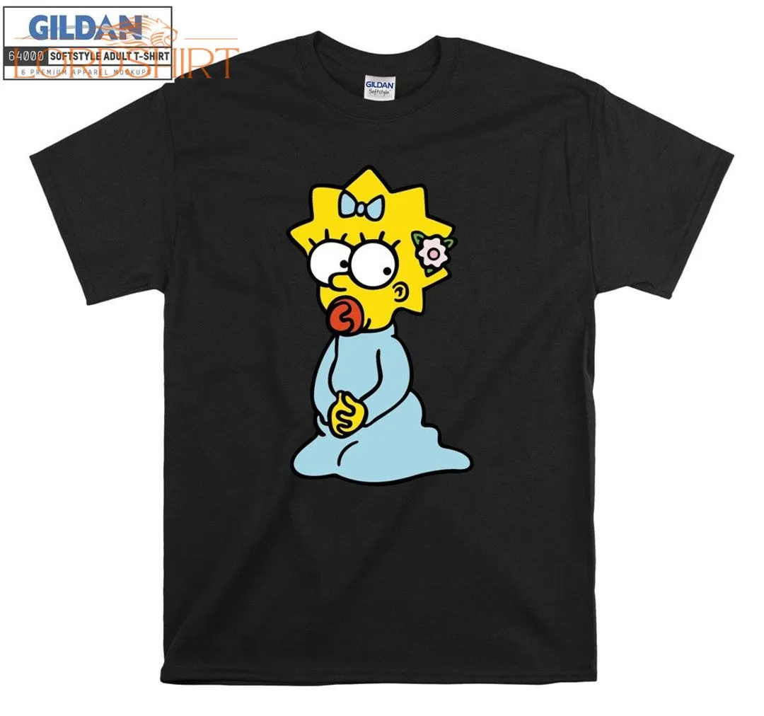 The Simpsons Maggie Simpson Cartoon T Shirt Hoodie Tote Bag