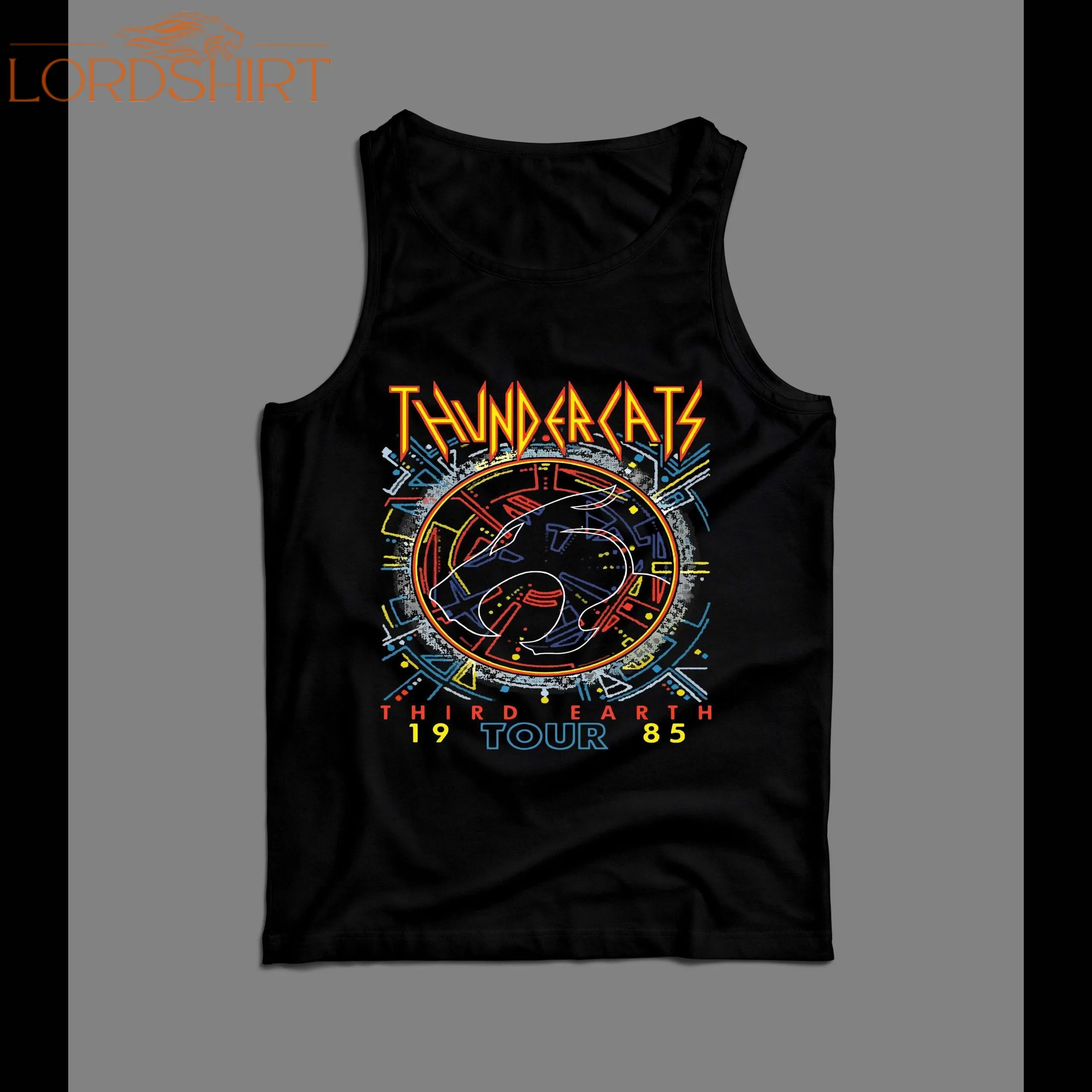 The Thundercat's Third Earth Tour 1985 Concert Style Men's Tank Top