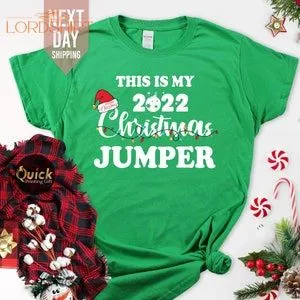 This Is My Christmas Jumper Tshirt Funny Christmas Tshirts