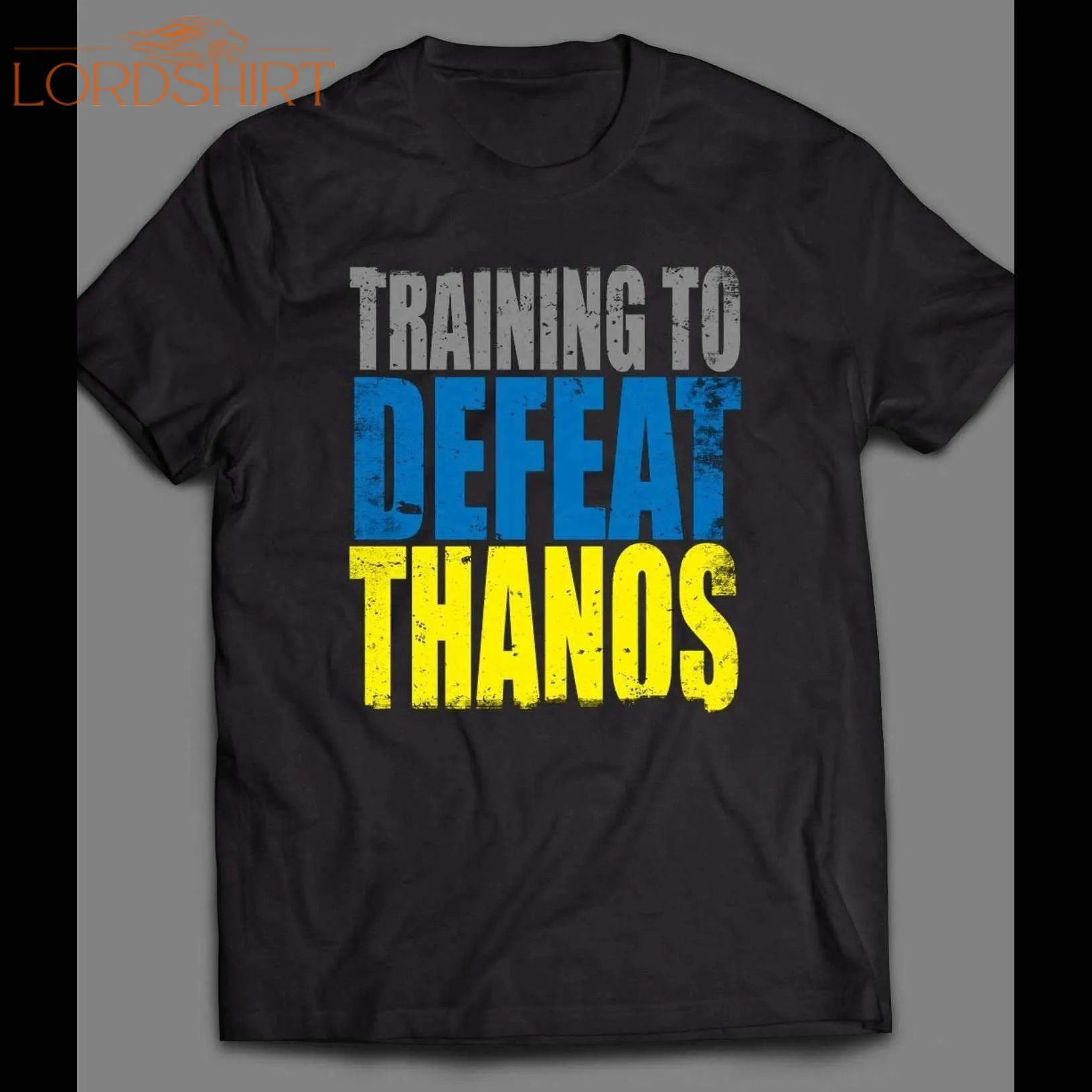 Training To Defeat Thanos Custom Gym Workout Shirt